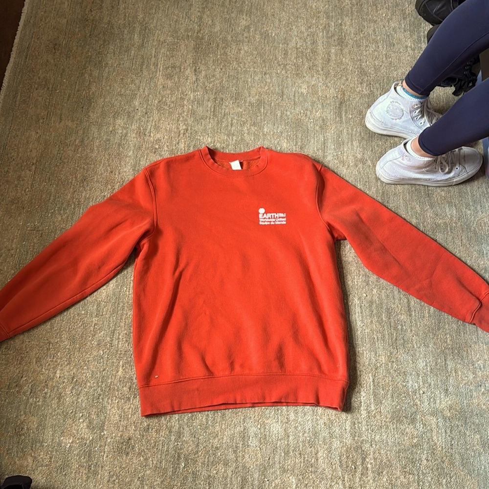 H&M Orange sweatshirt